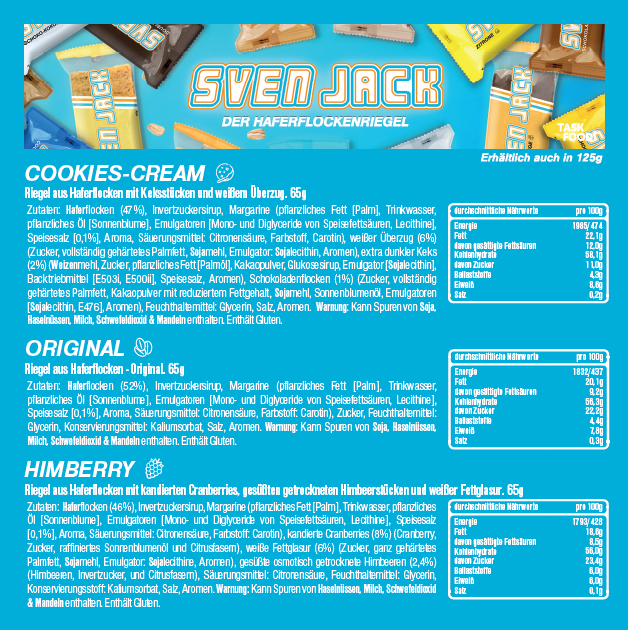 SvenJack 3x65g boîte fixe