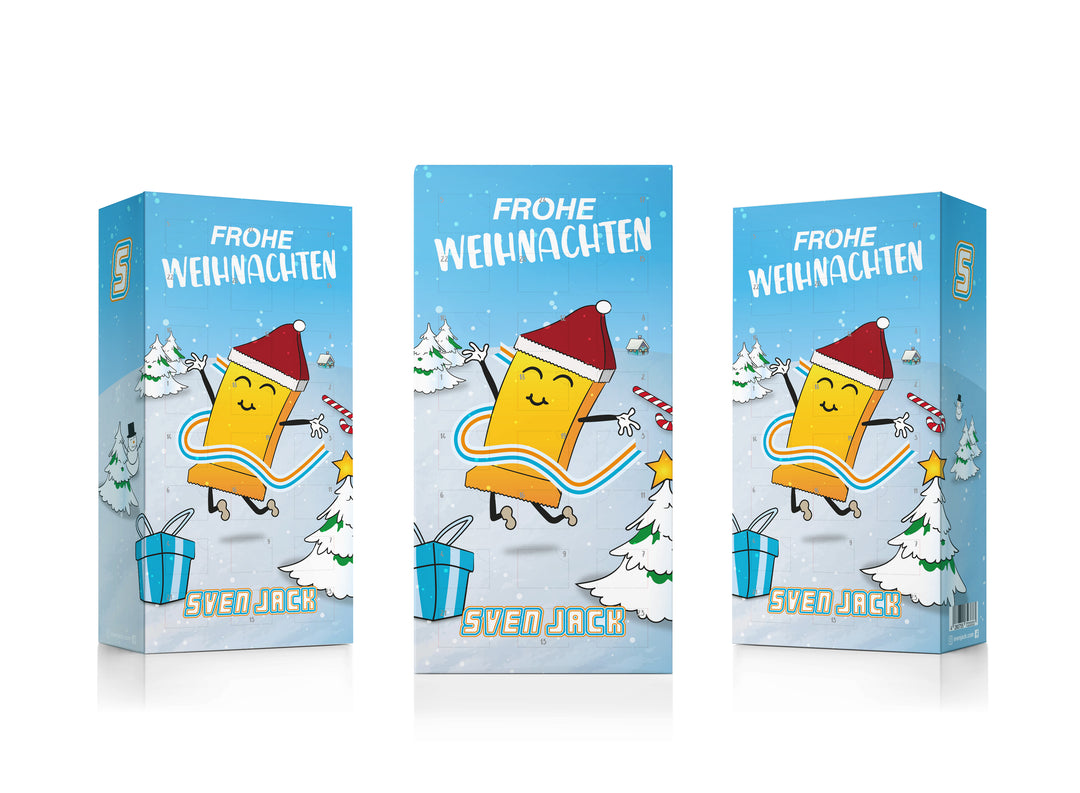 SvenJack Adventskalender 2025 | 49x65g | Fitness Kalender
