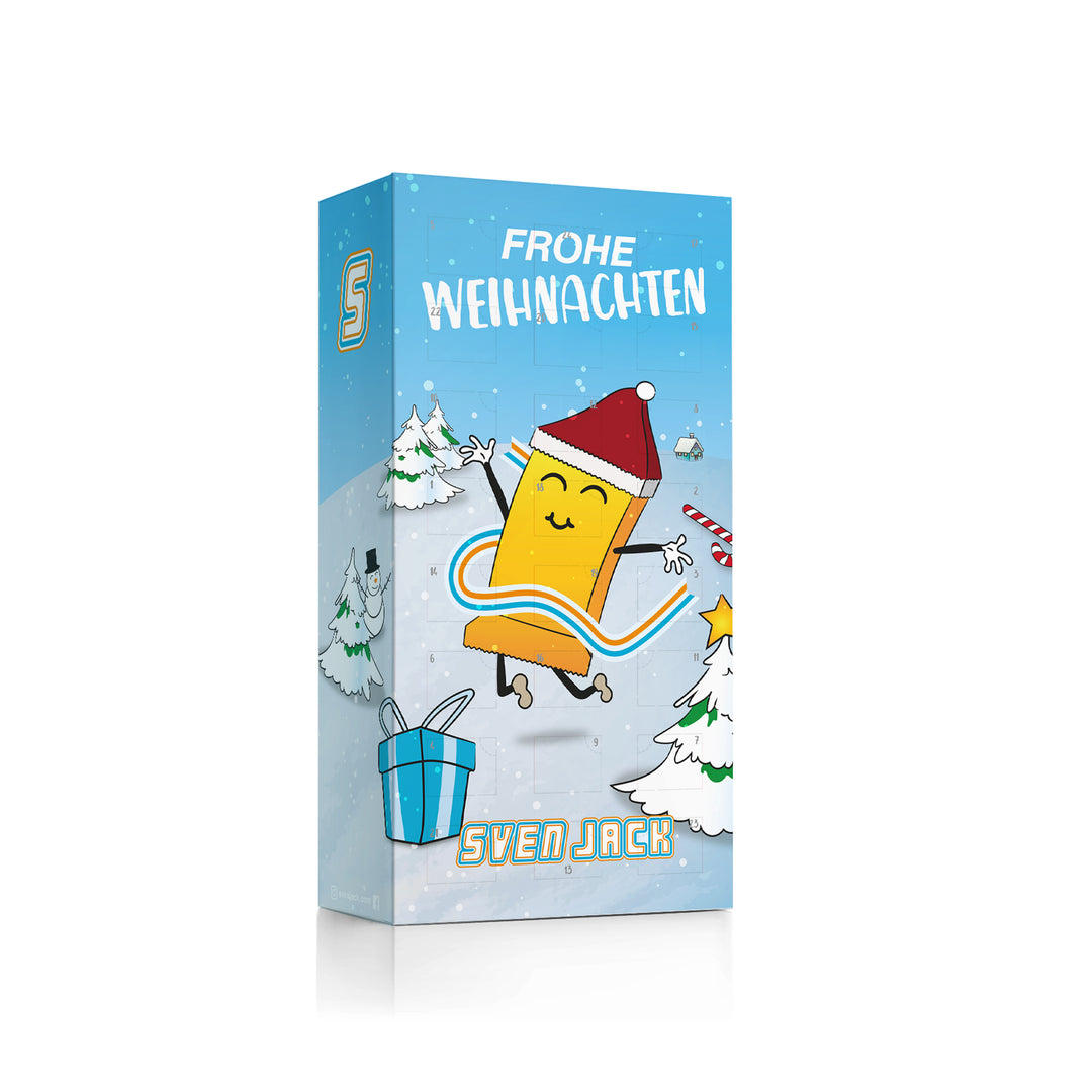 SvenJack Adventskalender 2025 | 49x65g | Fitness Kalender