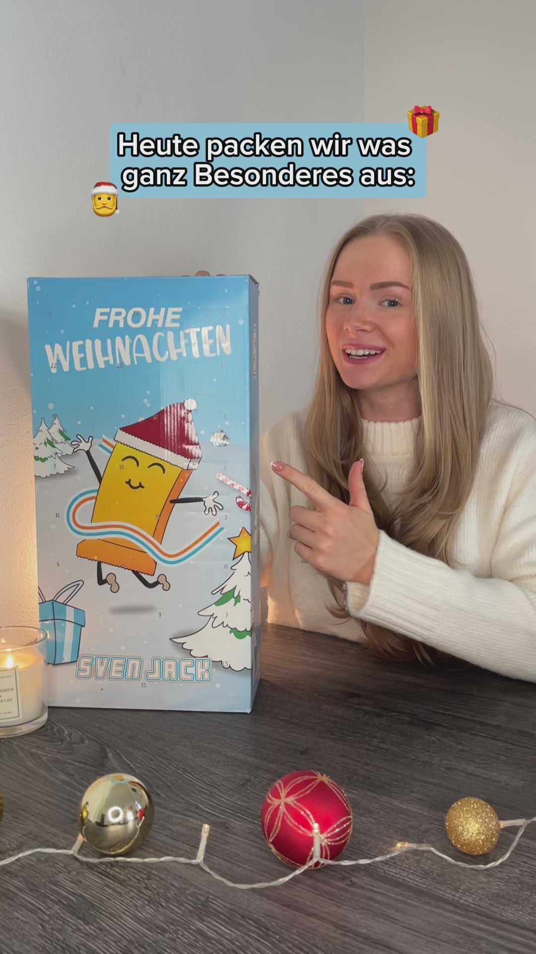 SvenJack Adventskalender 2025 | 49x65g | Fitness Kalender